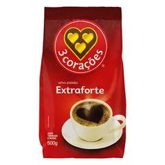 CAFE TRES CORACOES 500G EXTRA FORTE