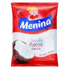 COCO RALADO MENINA 100G FLOCOS UMID/ADOC