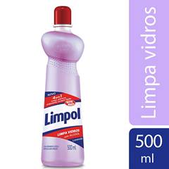 LIMPA VIDROS LIMPOL 500ML SQZ ALCOOL 