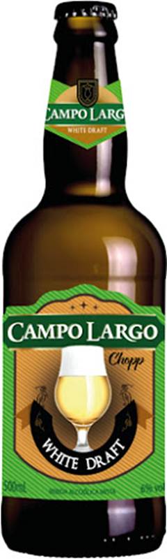 BEB CHOPP CAMPO LARGO 500ML WHITE DRAFT