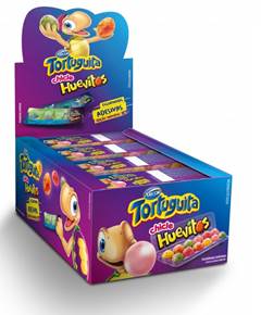 BOMB CHICLE TORTUG ARCOR 300G HUEVITOS