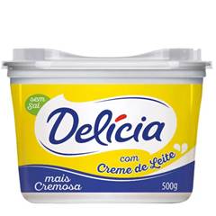 MARG DELICIA 500G S/SAL 77% LP