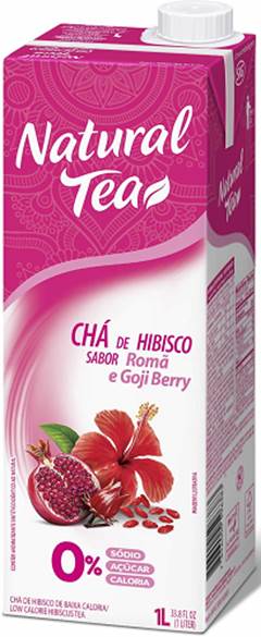 CHA NAT TEA TP 1L HIBISCO/ROMA/GOJI BERR