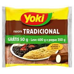 FAROFA MANDIOCA YOKI L400P350G TRAD