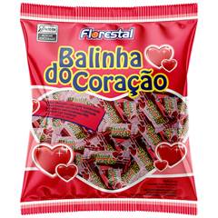 BOMB BALA DURA FLORESTAL 500G MORANGO