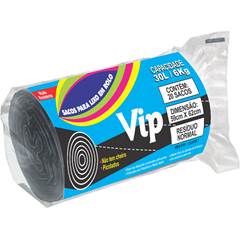 SACO LIXO VIP PRETO RL 30L 20UN