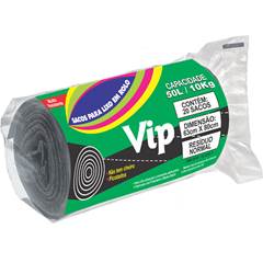 SACO LIXO VIP PRETO RL 50L 20UN