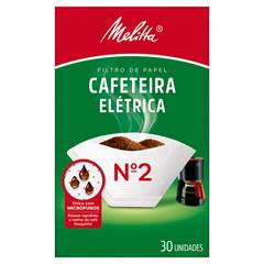 FILTRO PAPEL MELITTA CAFET ELET  N2 30UN