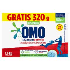 DET PO OMO 1,6KG LAV PERFEITA CX GTS 320