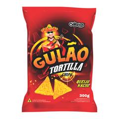 CHIPS GULAO 300G TORTILLA QUEIJO NACHO